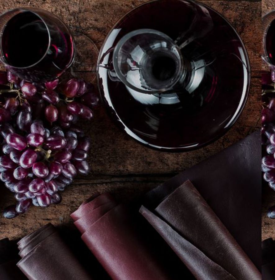 Il tessuto che nasce dal vino
