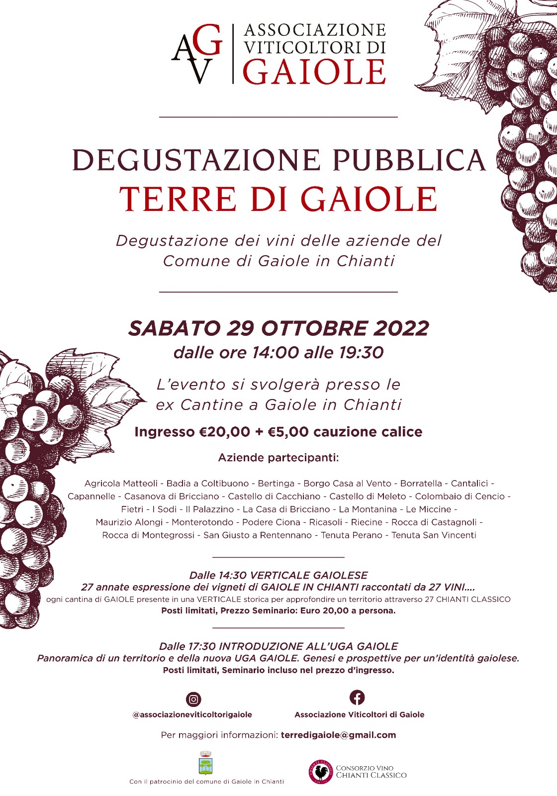 Torna Terre di Gaiole con una verticale storica sui vini gaiolesi