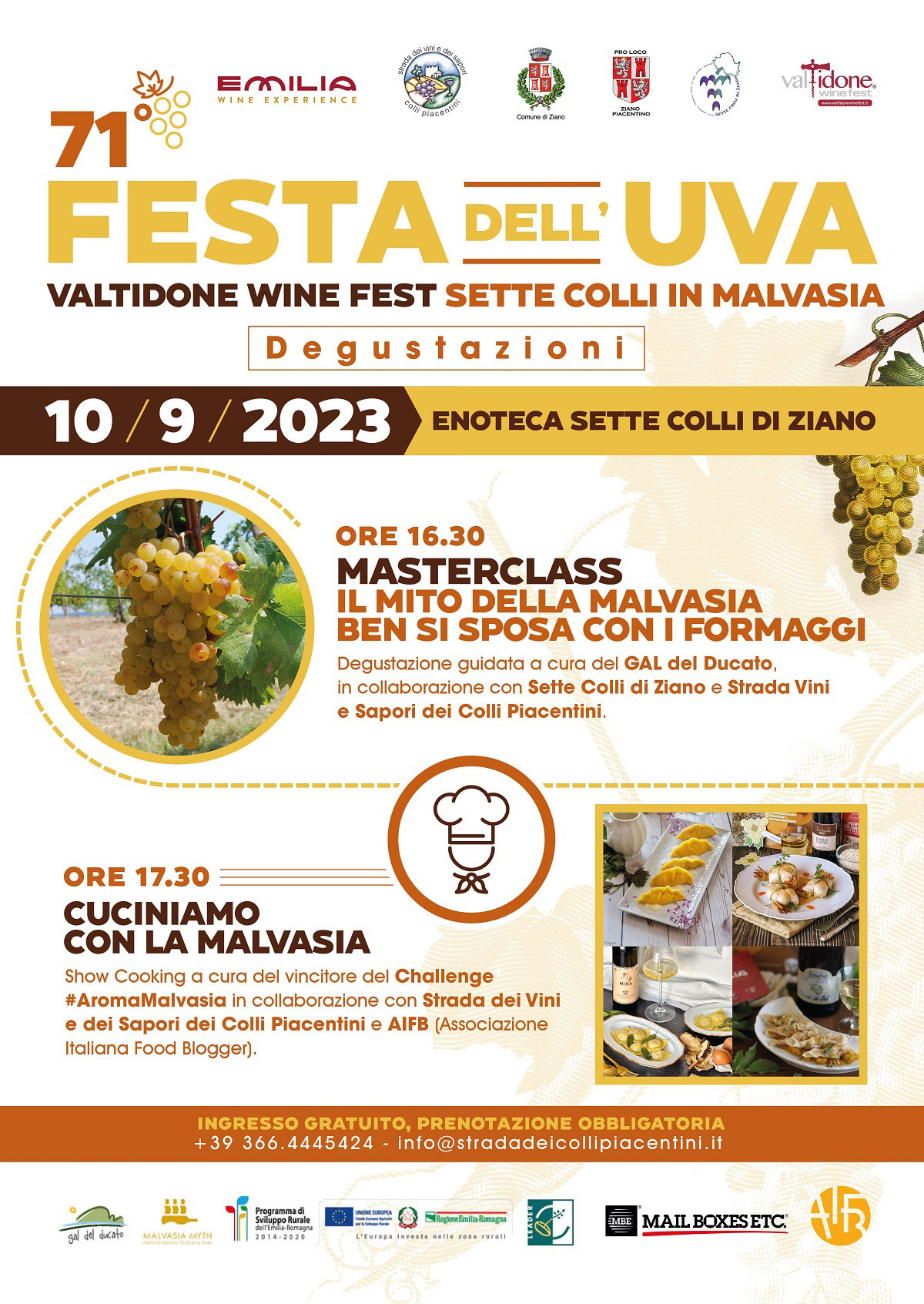 Ziano Piacentino celebra il mito della Malvasia
