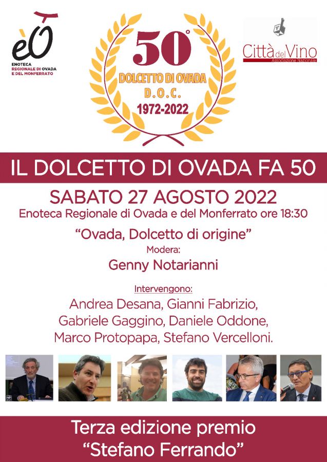 Ovada, arte e degustazioni per i 50 anni della Doc del Dolcetto
