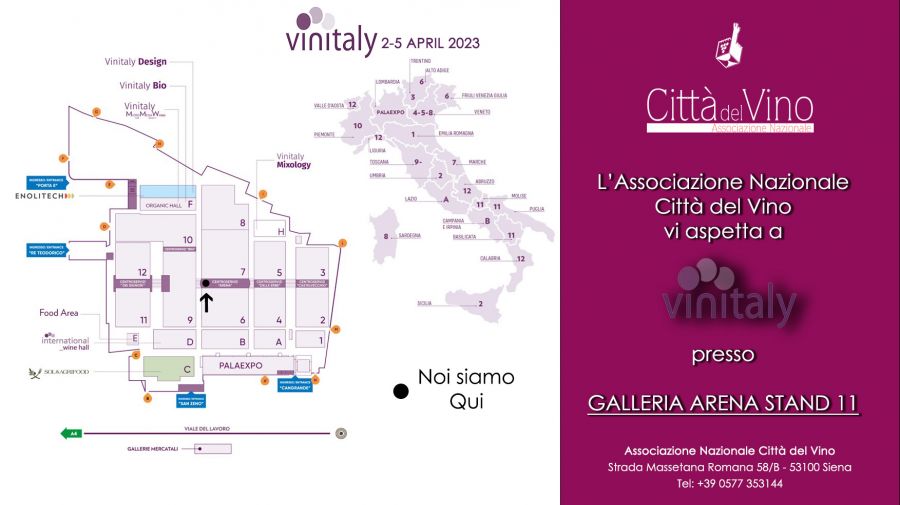 VINITALY 2023: IL PROGRAMMA DELLE ATTIVITA’ DI CITTA' DEL VINO